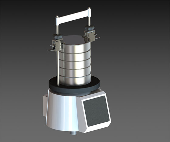 3d標準實驗篩模擬展示圖